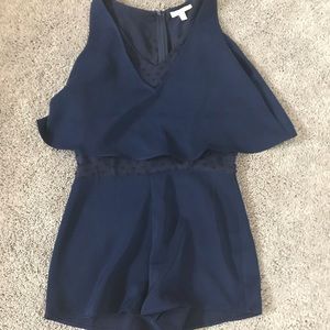 GB girls blue mesh romper